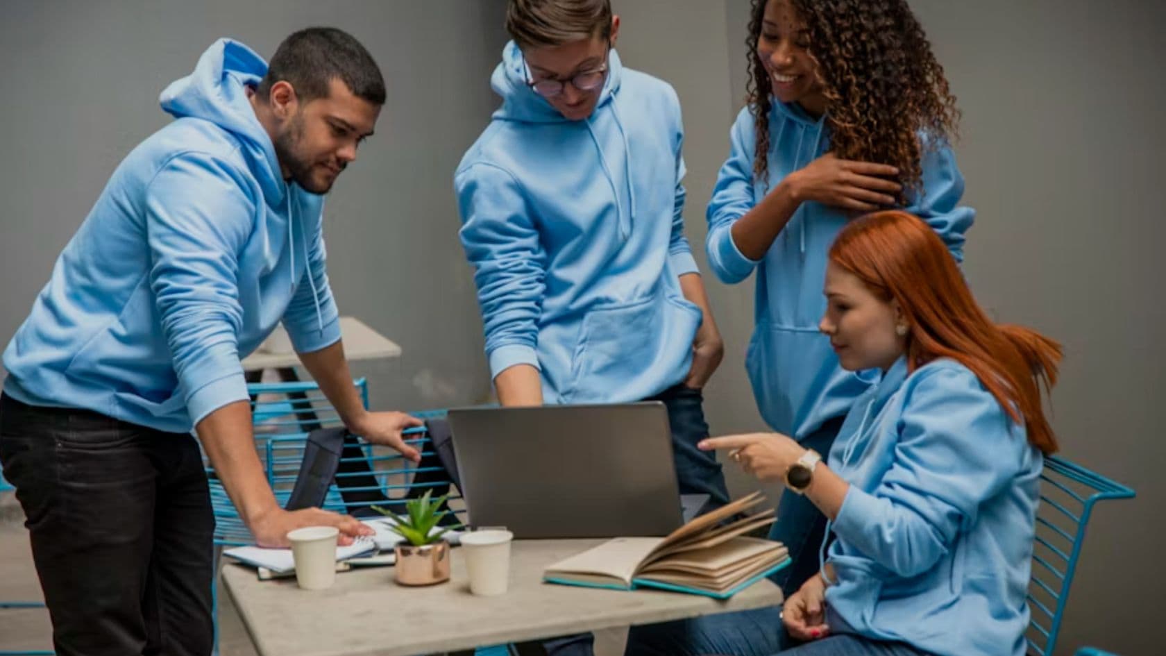 Volunteers setting up for a Desert Rose Gives community event in Southern Nevada.